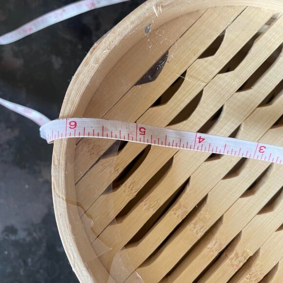 New Sealed 2 Tier 6 inch Bamboo Steamer Dim Sum Set - Picture 6 of 6